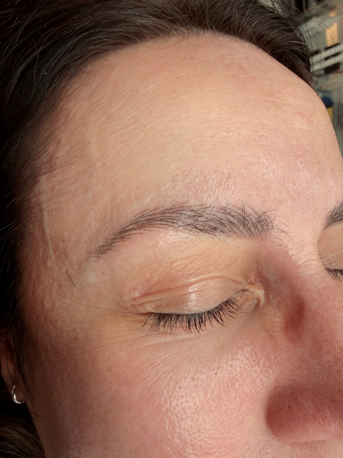 Healed microblading soft natural look Lisbon — Browboutique