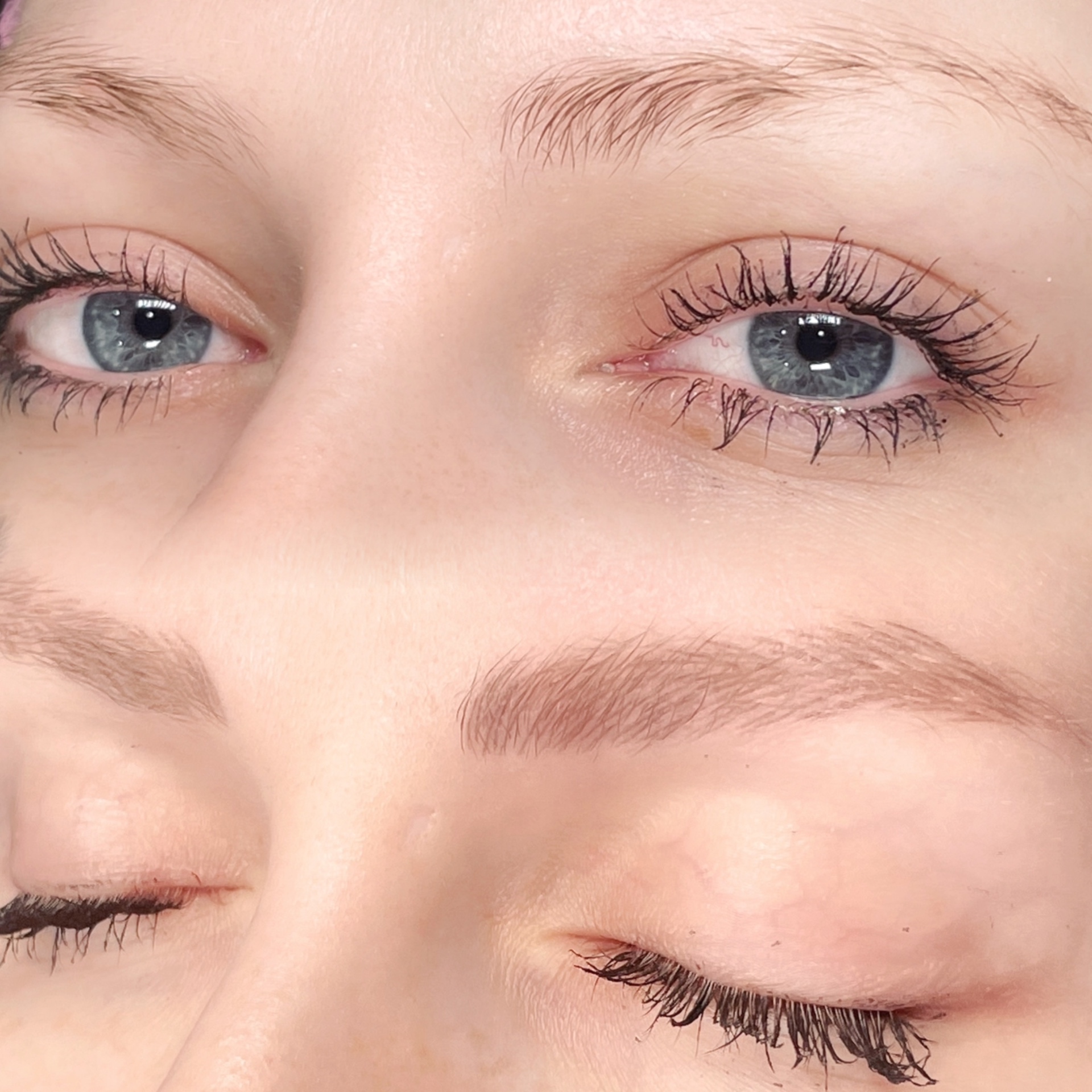 Healed nano brows fair skin Lisbon — Browboutique
