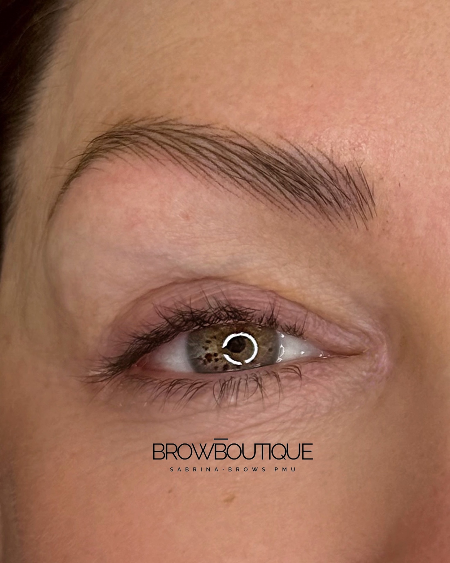 Hyper realistic brow detail healed Lisbon — Browboutique