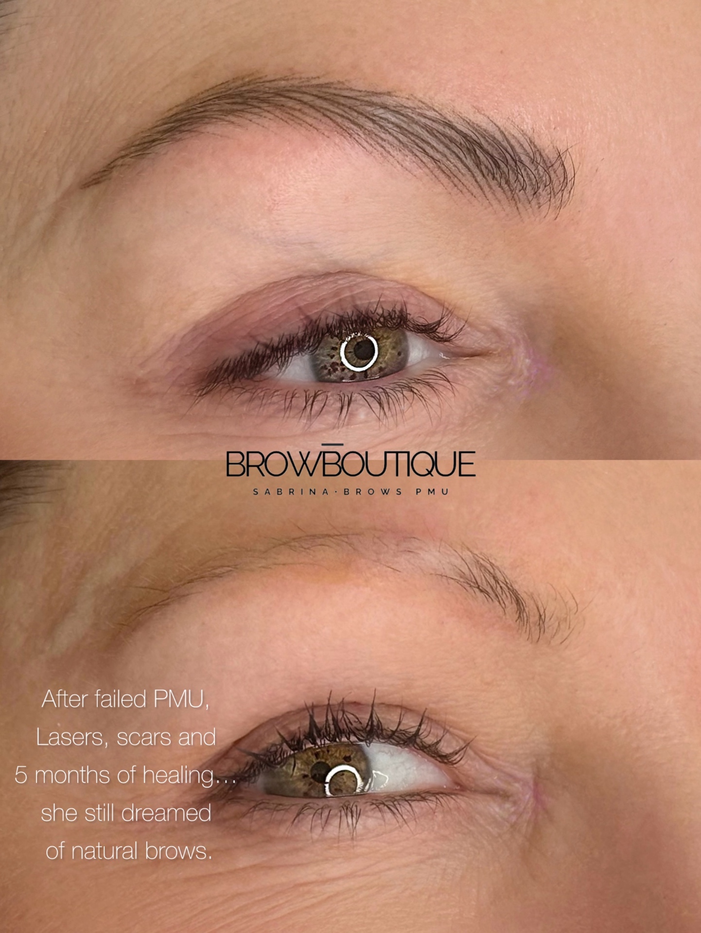 PMU cover-up before and after Lisbon — Browboutique